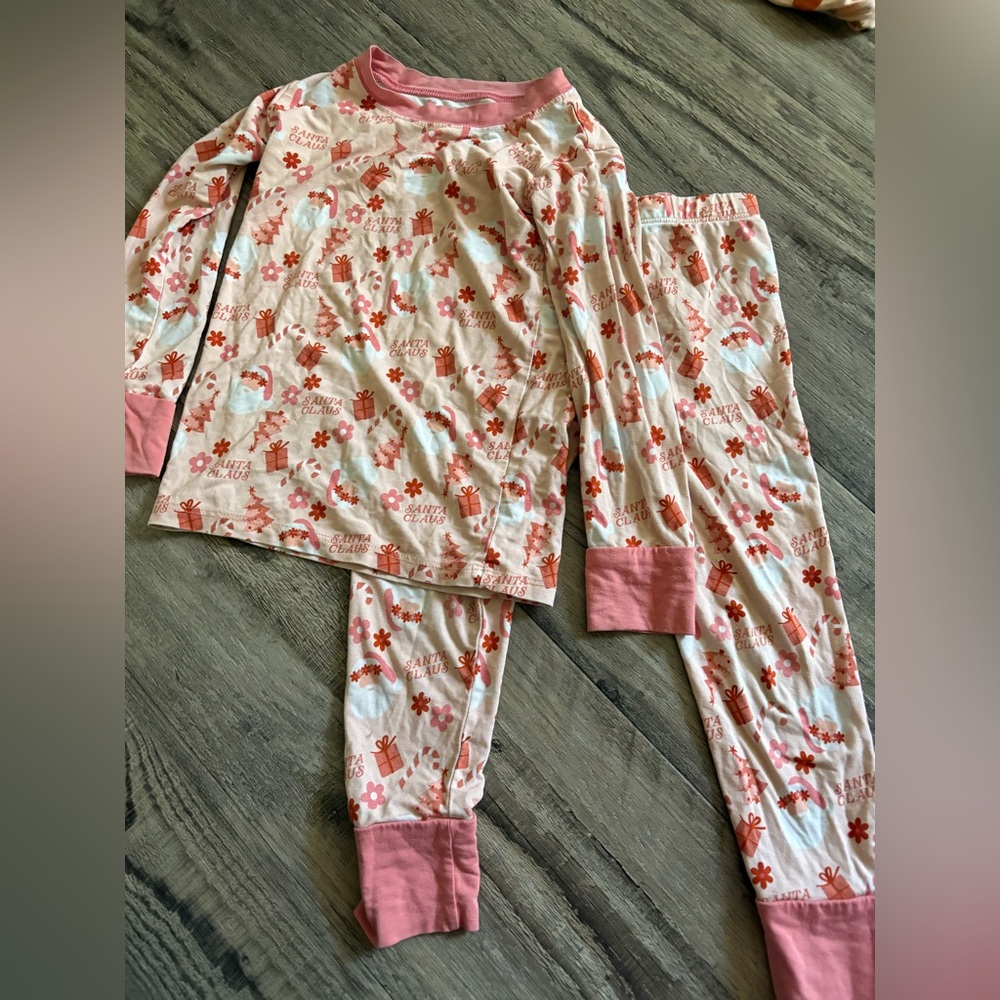 In My Jammers Pajama Set with Santa Print